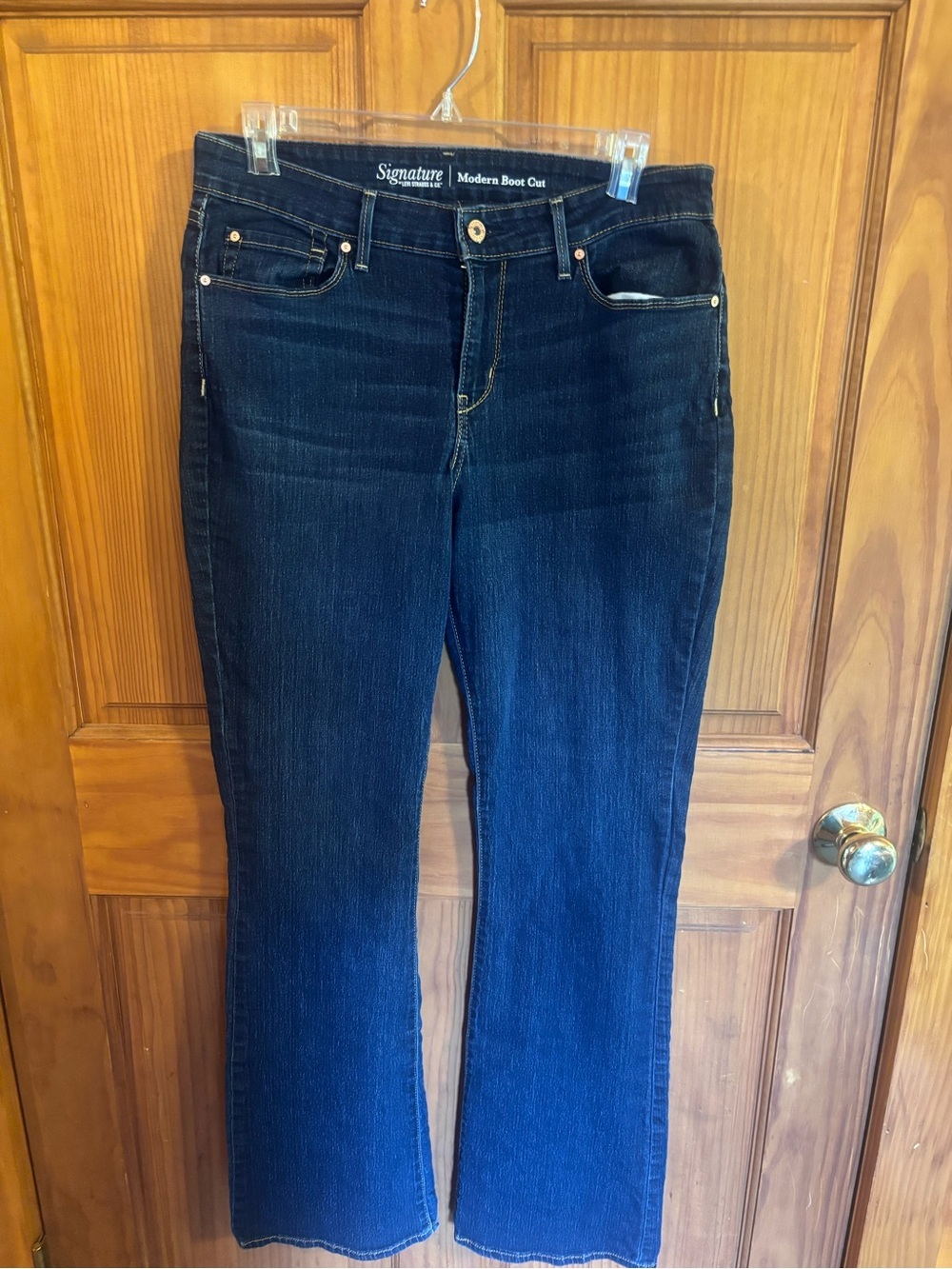 Levi’s Signature Modern Boot Cut Women’s Jeans — Dark Blue